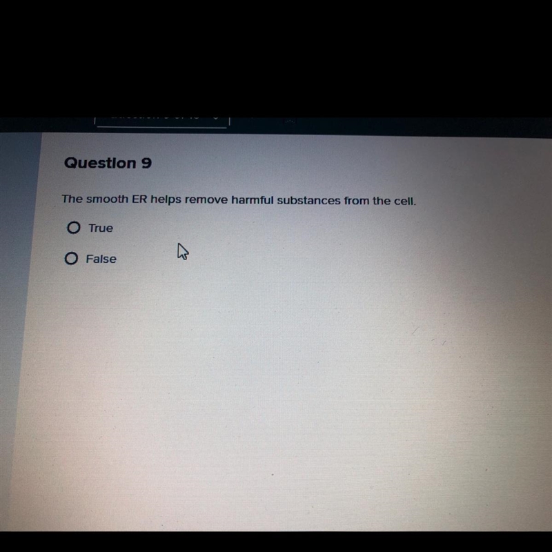 The smooth ER helps remove harmful substances from the cell true or false-example-1