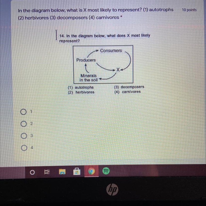 What does X most likely represent?-example-1