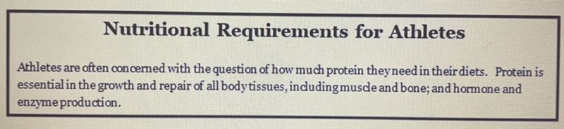 According to the excerpt above from a health journal, what decision can an athlete-example-1