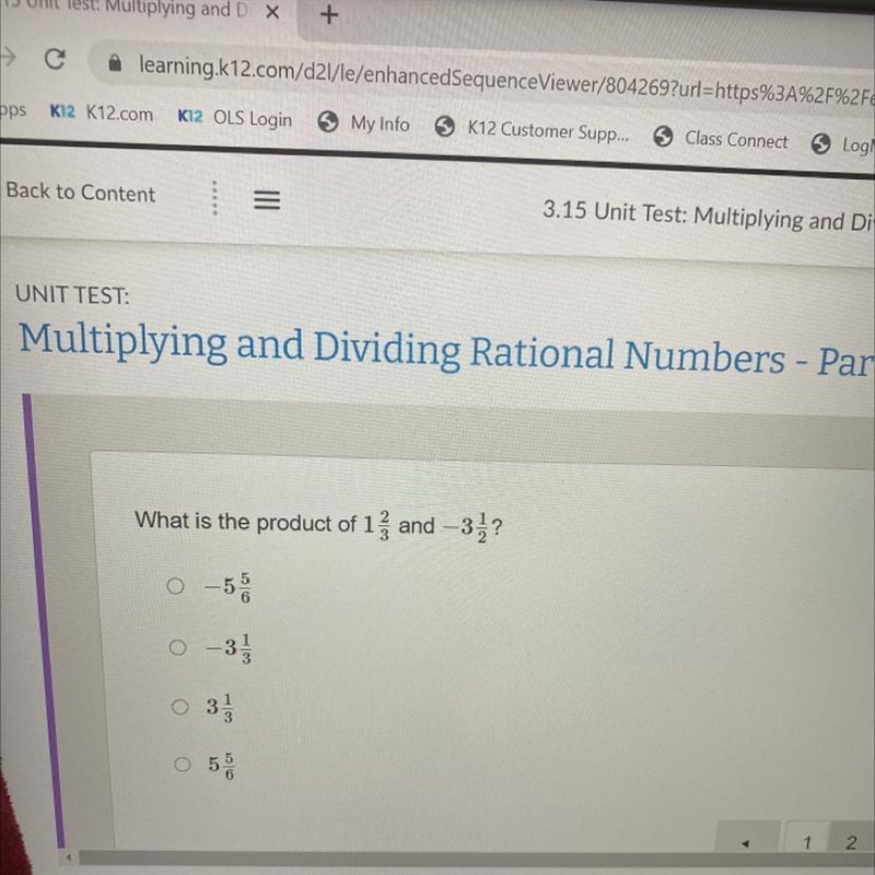 What is the product of 1 2/3 and -3 1/2-example-1