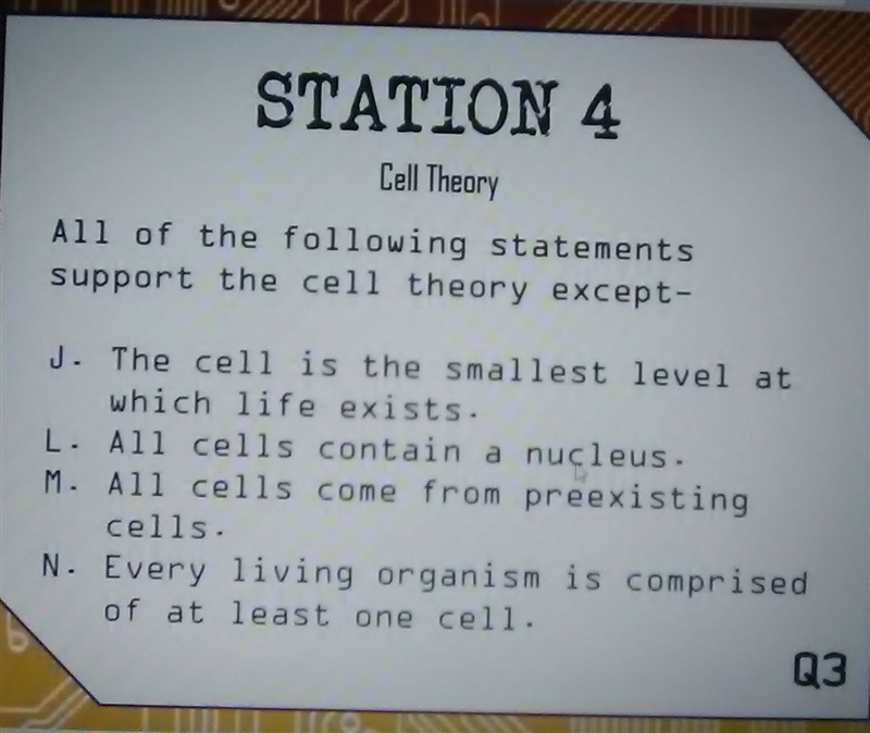 All of the following statements support the cell theory except-​-example-1