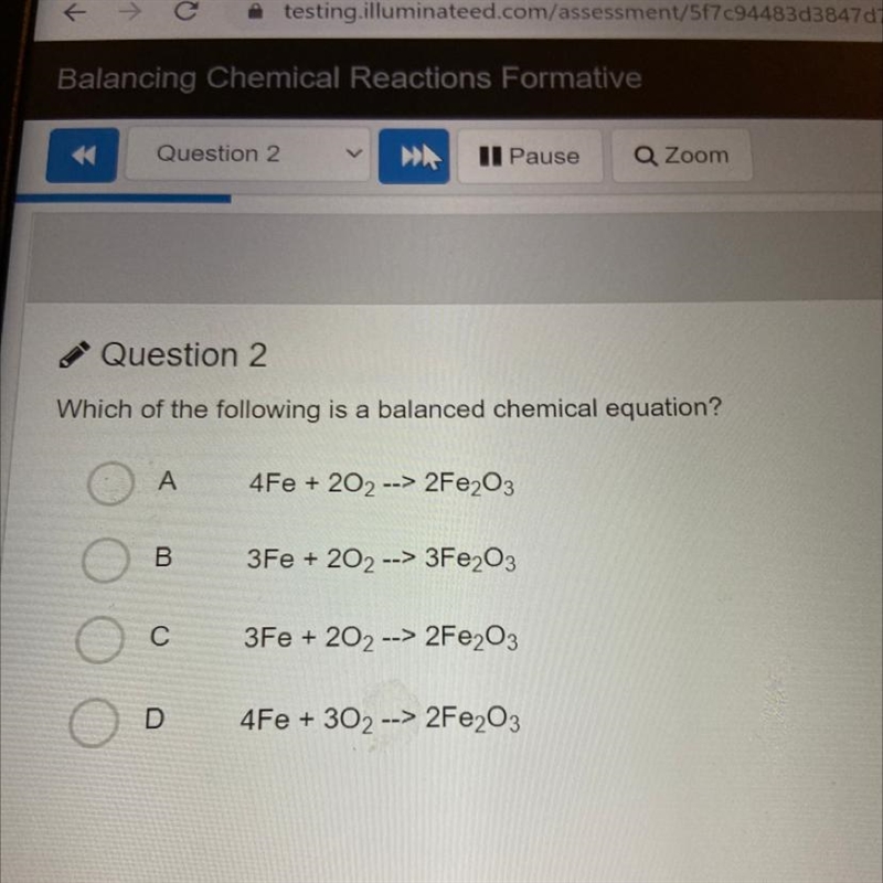 Which of the following is a balanced chemical equation-example-1