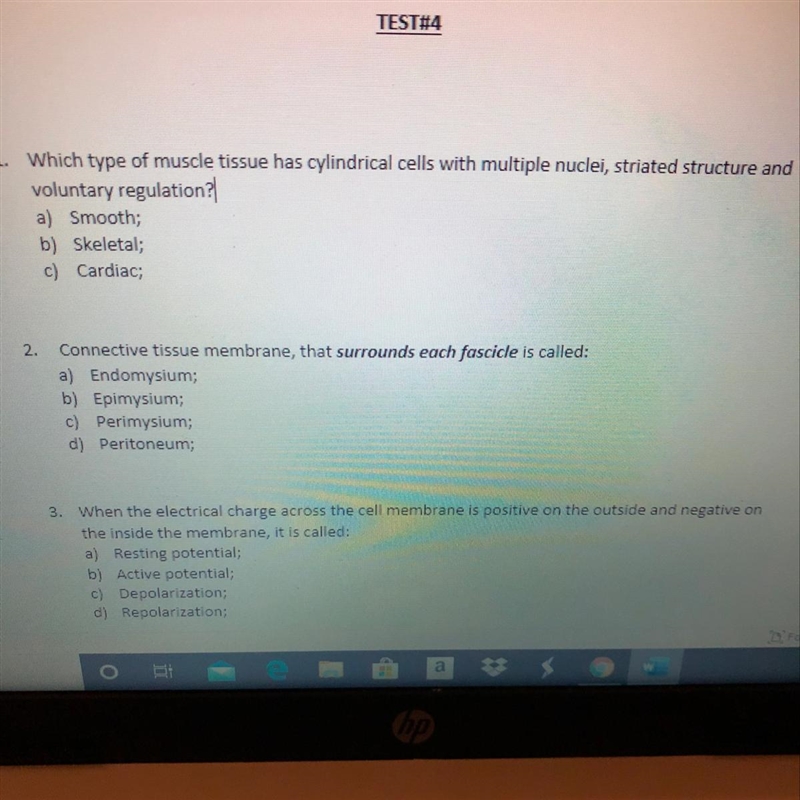 Which type of muscle tissue has cylindrical cell with multiplie nuclei striated muscle-example-1