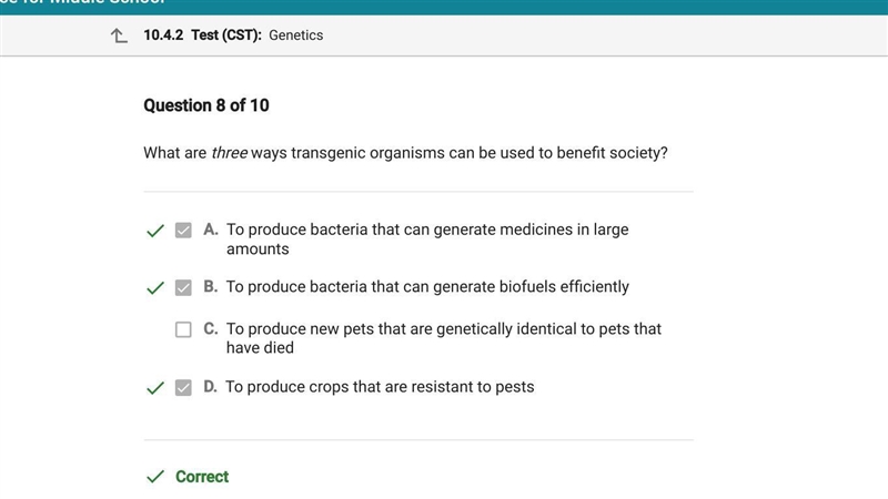 What are three ways transgenic organisms can be used to benefit society?-example-1