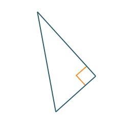 Which triangle’s circumcenter would lie on the triangle? A right triangle is shown-example-1