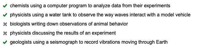 Select the following that are examples of technology in science. Check all that apply-example-1