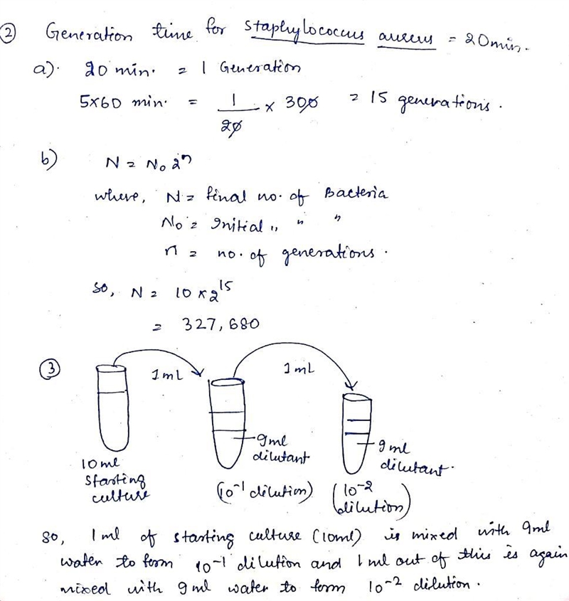 1. You are given a 1 gram soil sample of unknown bacterial load. After doing 10-fold-example-2