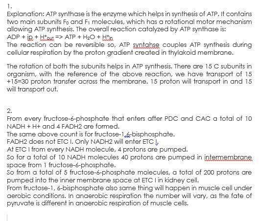 If the ATP synthase for an organism contains 15 C subunits, how many protons must-example-1