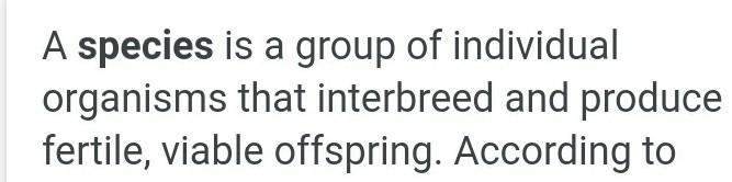 A(n) ______ is a group of organisms that can mate and produce offspring that can mate-example-1