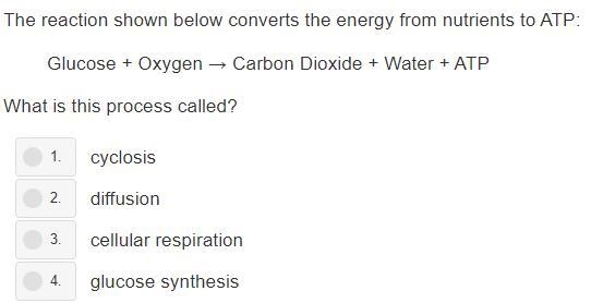 The reaction show below converts the energy from nutrients to ATP. What is this process-example-1