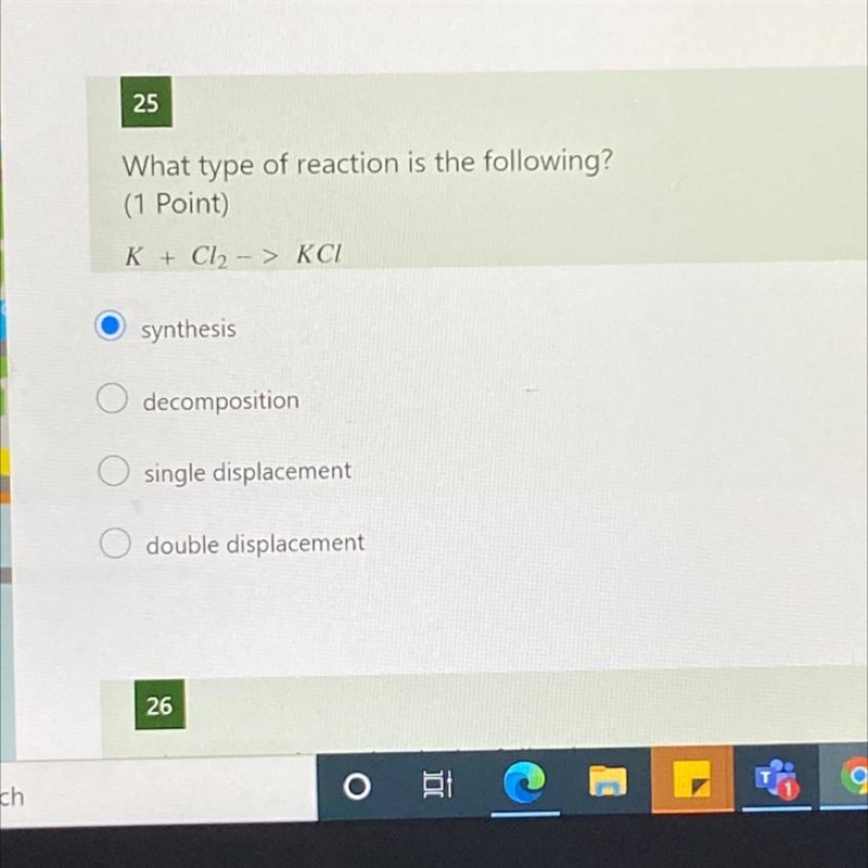 What type of reaction is the following? HELPPPPPP ASAPPPP-example-1