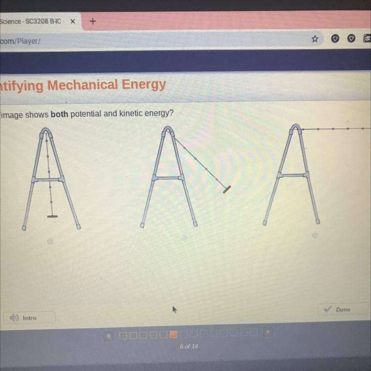 Which image shows both potential and kinetic energy? NEED HELP ASAP-example-1