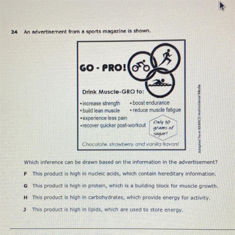 Which inference can be drawn based on the information in the advertising?-example-1