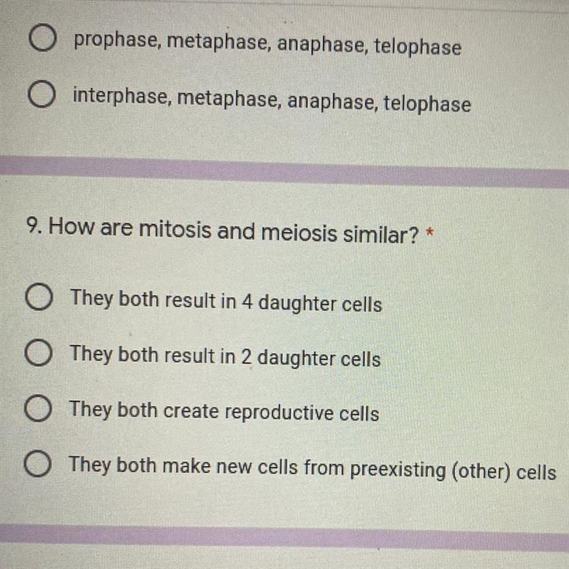 How are mitosis and meiosis similar?-example-1