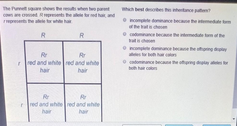 Which best describes this inheritance pattern​-example-1