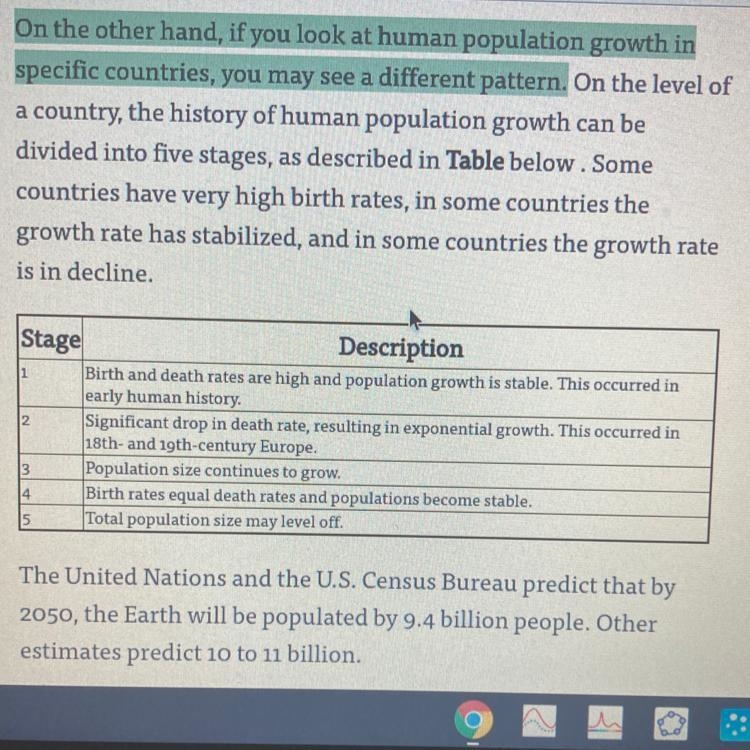 Which of the following statements regarding the human population are TRUE? Select-example-1