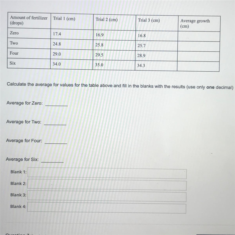 HELP PLEASE need to find the average for the values-example-1