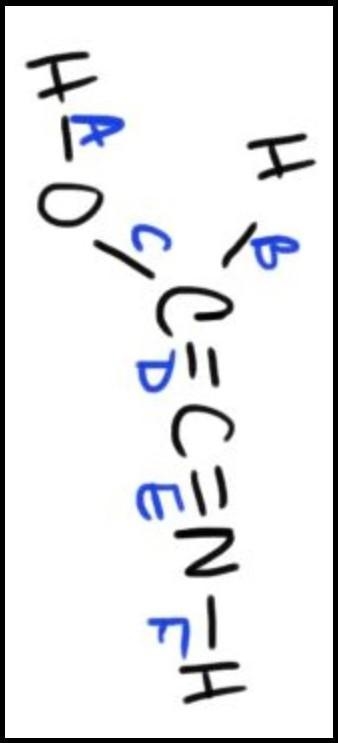 In this image, which blue letters represent polar covalent bonds. Please select them-example-1