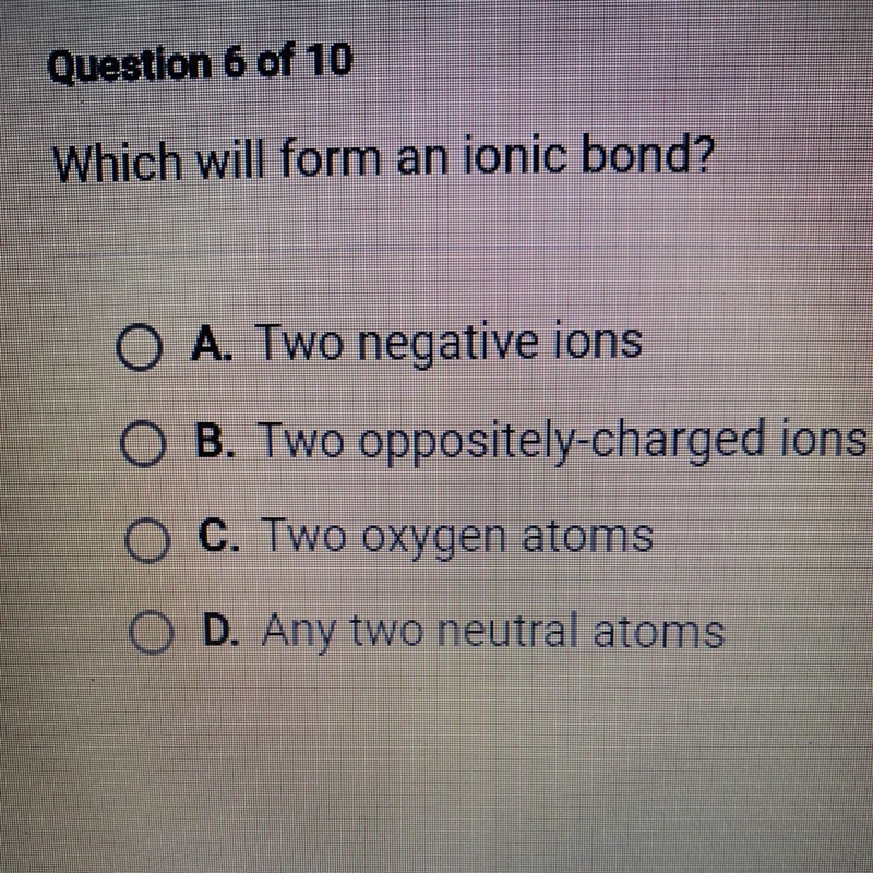 Which will form an ionic bond?-example-1