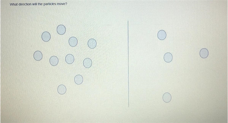 What direction will the particles move?-example-1