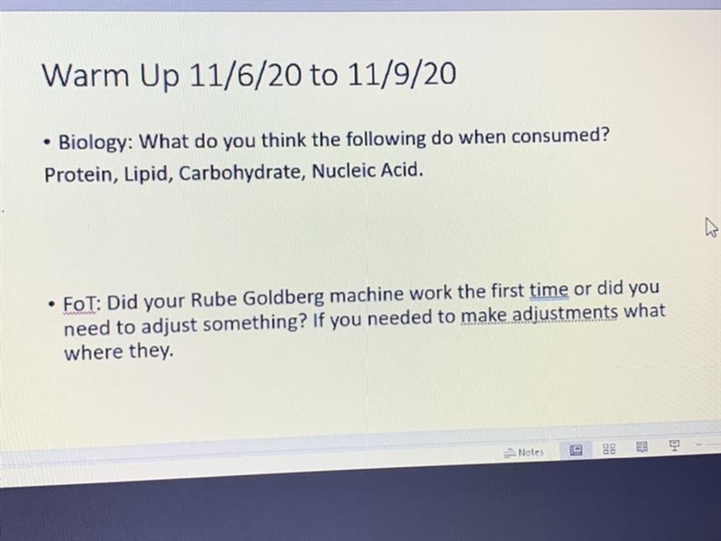 What do you think the following do when consumed? Protein, lipid, carbohydrate, nucleic-example-1