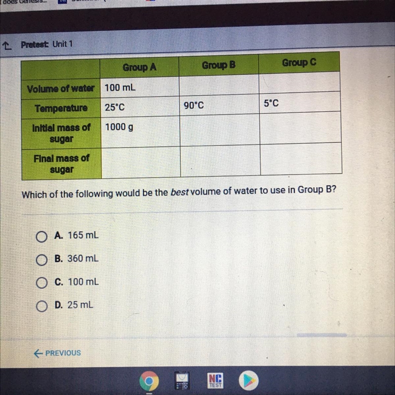 HELPPPPP PLEASEEE John is testing the effect of temperature on the Solubility of sugar-example-1