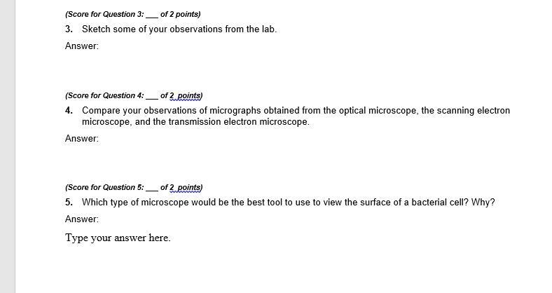 (Score for Question 3: ___ of 2 points) 3. Sketch some of your observations from the-example-1