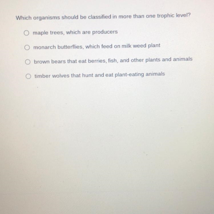 Which organisms should be classified in more than one trophic level?-example-1