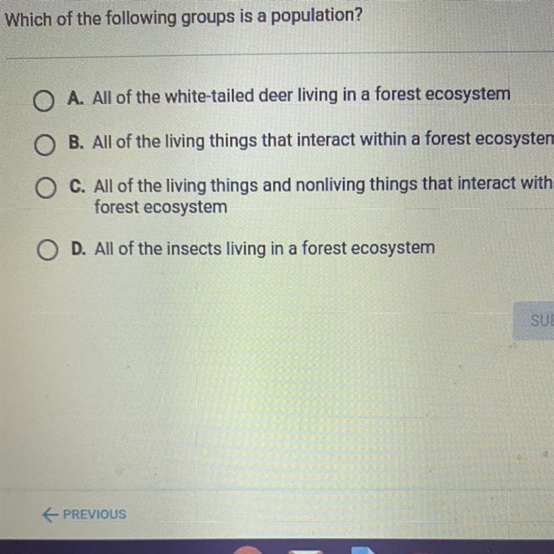 Which of the following groups is a population-example-1