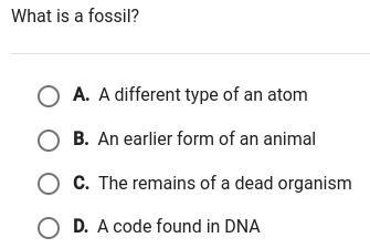 What is a Fossil? I am confused right now.-example-1