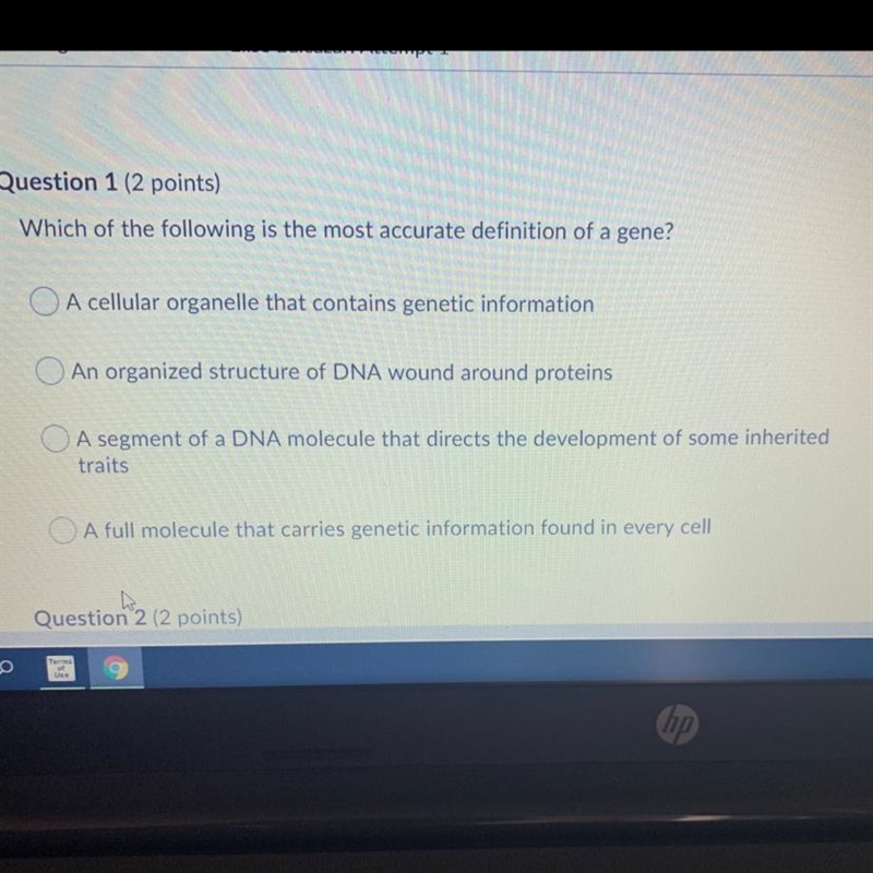 Which of the following is the most accurate definition of a gene?-example-1