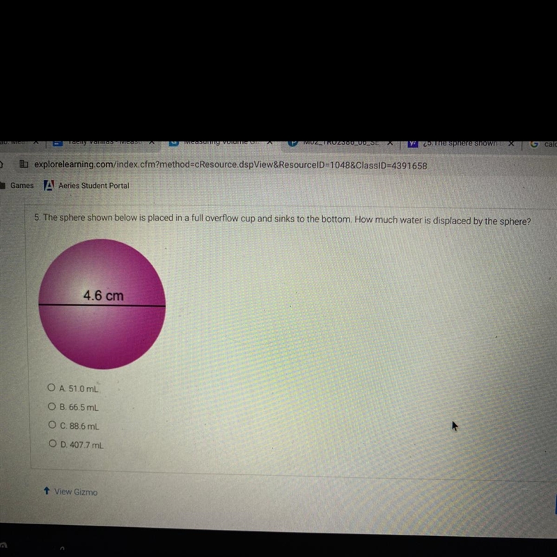 The answer is 51.0 ml but can someone explain why please-example-1