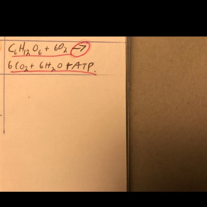 Modeling the Equation of Cellular Respiration Although cellular respiration involves-example-1