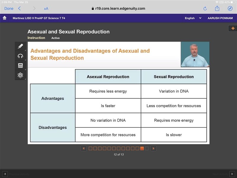 Chimpanzees reproduce sexually, and sponges reproduce asexually.What disadvantage-example-1