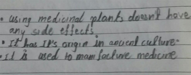 Write the importance of medicinal plants in human life.​-example-1