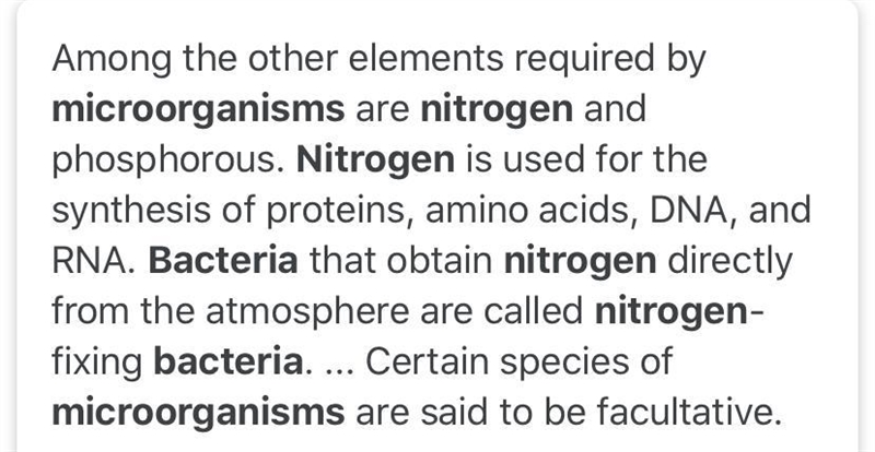 Do bacteria need nitrogen? Why or why not?​-example-1