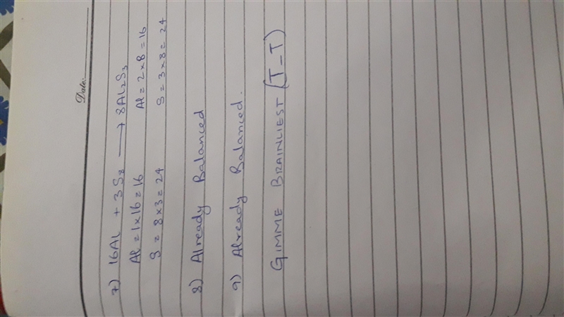 Pls help I need the answers ASAP Balance the following equations. A few of the equations-example-2