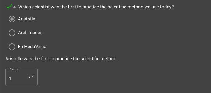 Which scientist was the first to practice the scientific method we use today? Archimedes-example-1