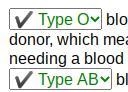 ______blood is known as the universal donor, which means it can be given to anyone-example-1