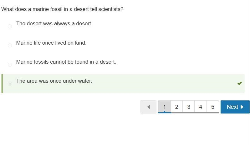 Which example is a trace fossil? A. insect in amber B. dinosaur footprint C. dinosaur-example-1