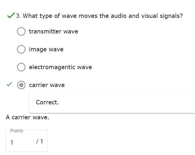 What type of wave moves the audio and visual signals?-example-1