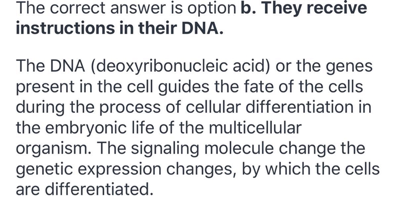 How do cells know how to develop within a multicellular organisms-example-1