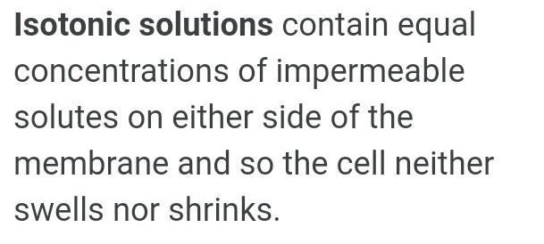 What is isotonic solution?​-example-1