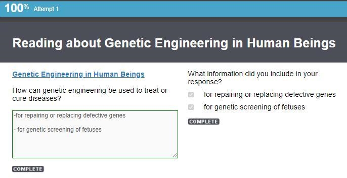 How can genetic engineering be used to treat and cure diseases?-example-1