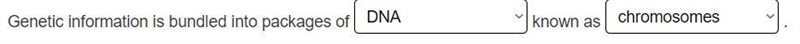 For question 1, circle the choice that correctly completes the sentence. 1. Genetic-example-1