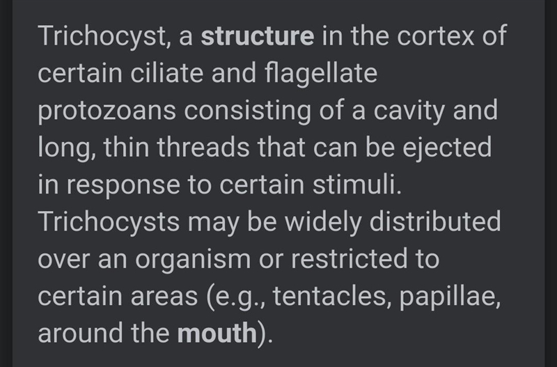 Function of trichocyst-example-1