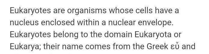 What is the correct defination of eukaryotic organisms..expalin ​-example-1