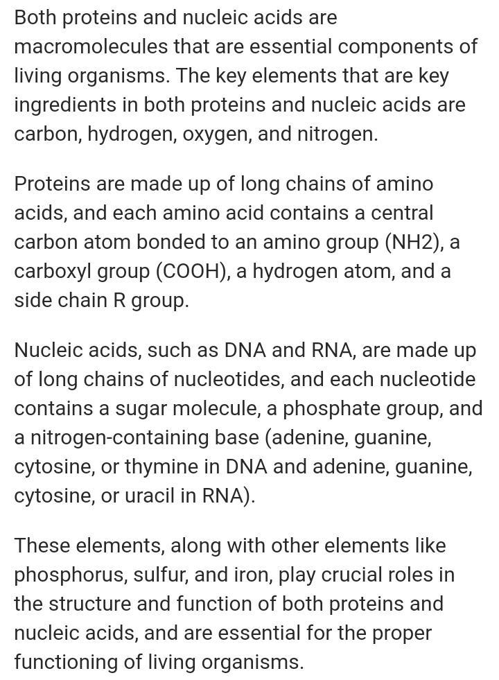 Question 8 of 30 1 Point Which of the following elements is a key ingredient in both-example-1