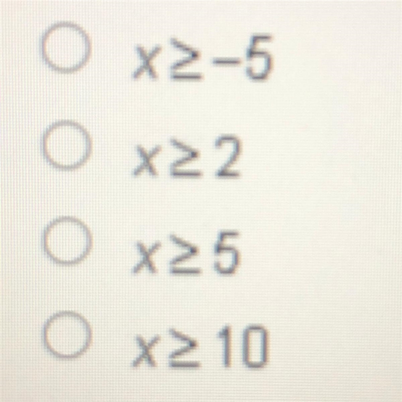 What is the domain of the function y=2x-5?-example-1