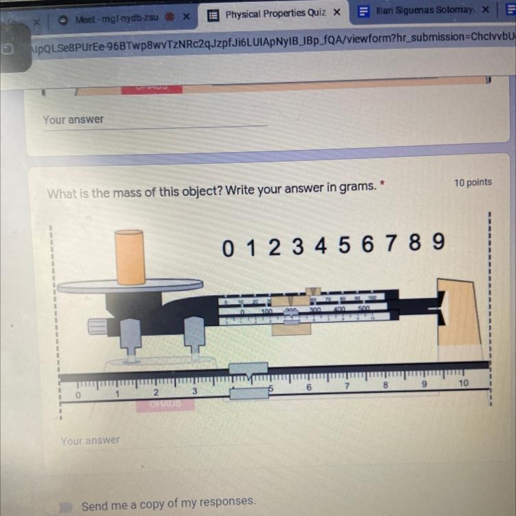 What is the mass of this object? Write your answer in grams.-example-1